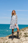 Star Ls Dress - Blue Mix