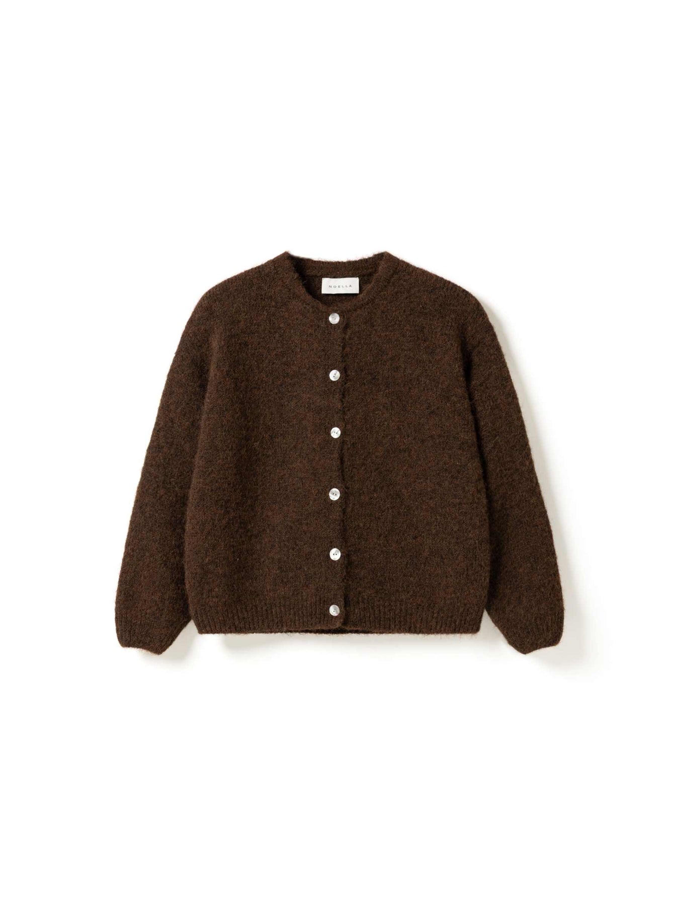 N-Mata Knit Cardigan - Chocolate