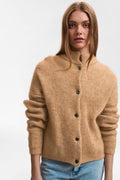 DebbieGZ Short Cardigan - Camel Melange