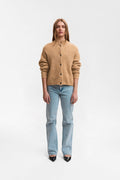 DebbieGZ Short Cardigan - Camel Melange