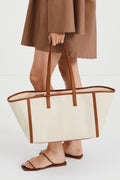 Yendi Canvas Bag - Brun/Kräm