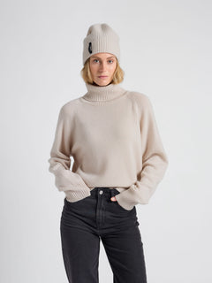 Cashmere Beanie "Elli" - Cream