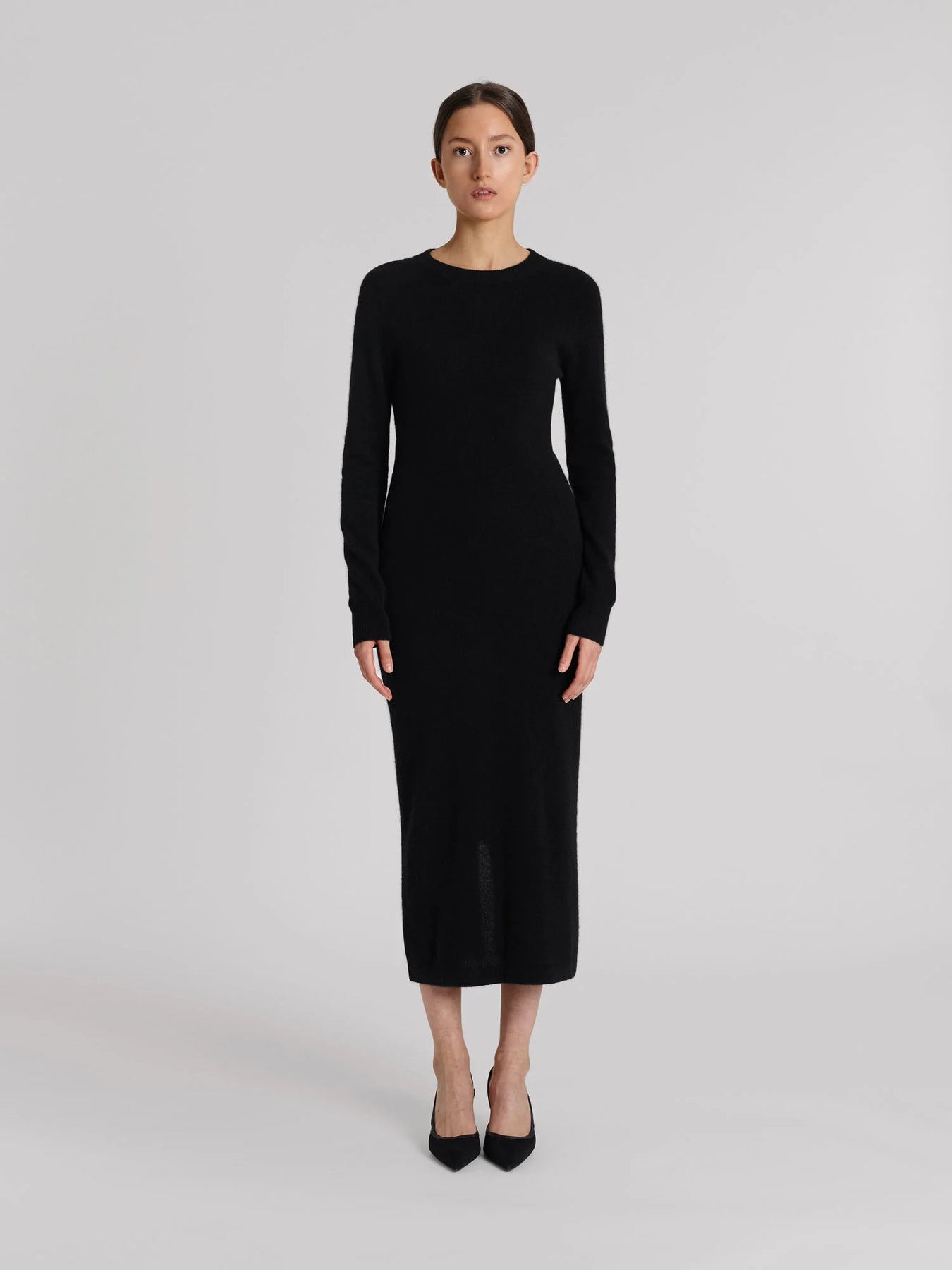 Cashmere Dress "Hedvig" - Svart