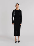 Cashmere Dress "Hedvig" - Svart