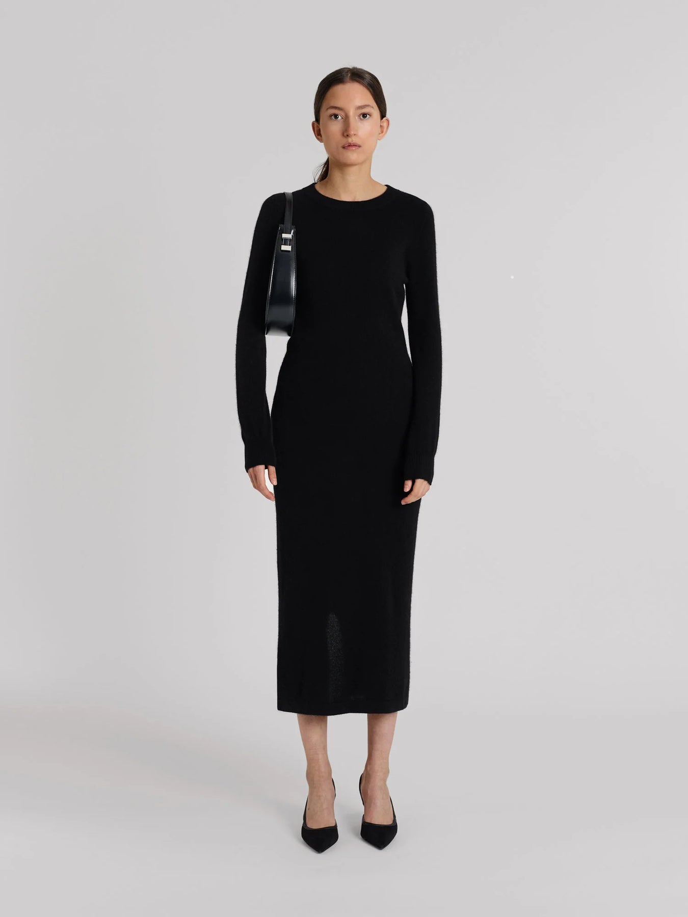 Cashmere Dress "Hedvig" - Svart