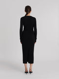 Cashmere Dress "Hedvig" - Svart