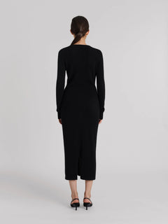 Cashmere Dress "Hedvig" - Black