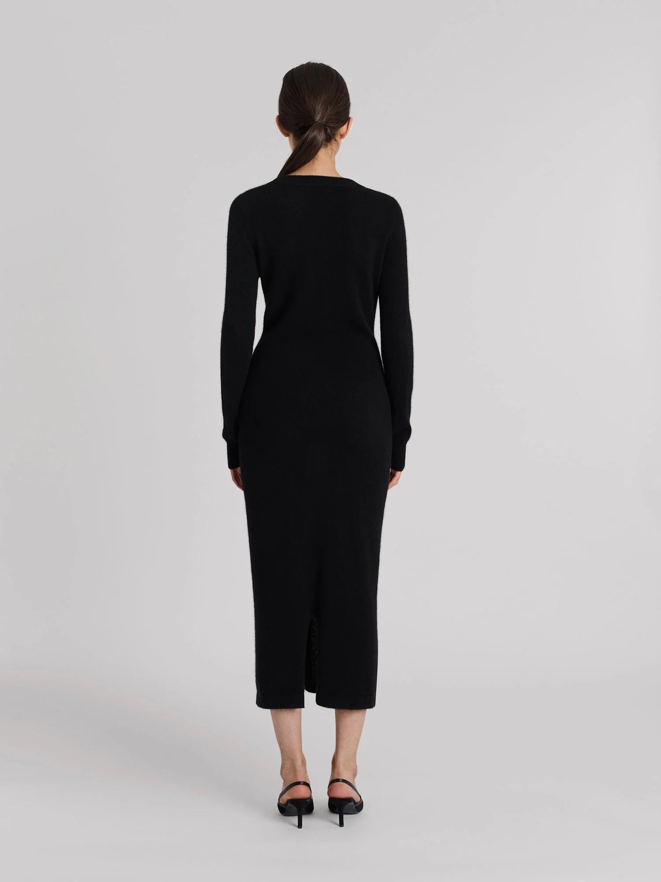 Cashmere Dress "Hedvig" - Svart
