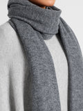 Cashmere Scarf  "Flow" - Dark Grey
