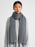 Cashmere Scarf  "Flow" - Dark Grey