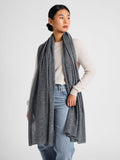 Cashmere Scarf  "Flow" - Dark Grey