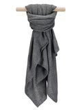 Cashmere Scarf  "Flow" - Dark Grey