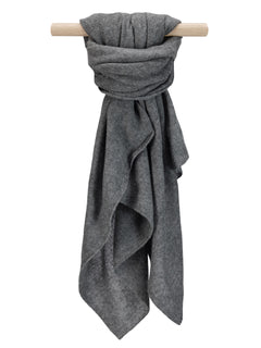 Cashmere Scarf  "Flow" - Dark Grey