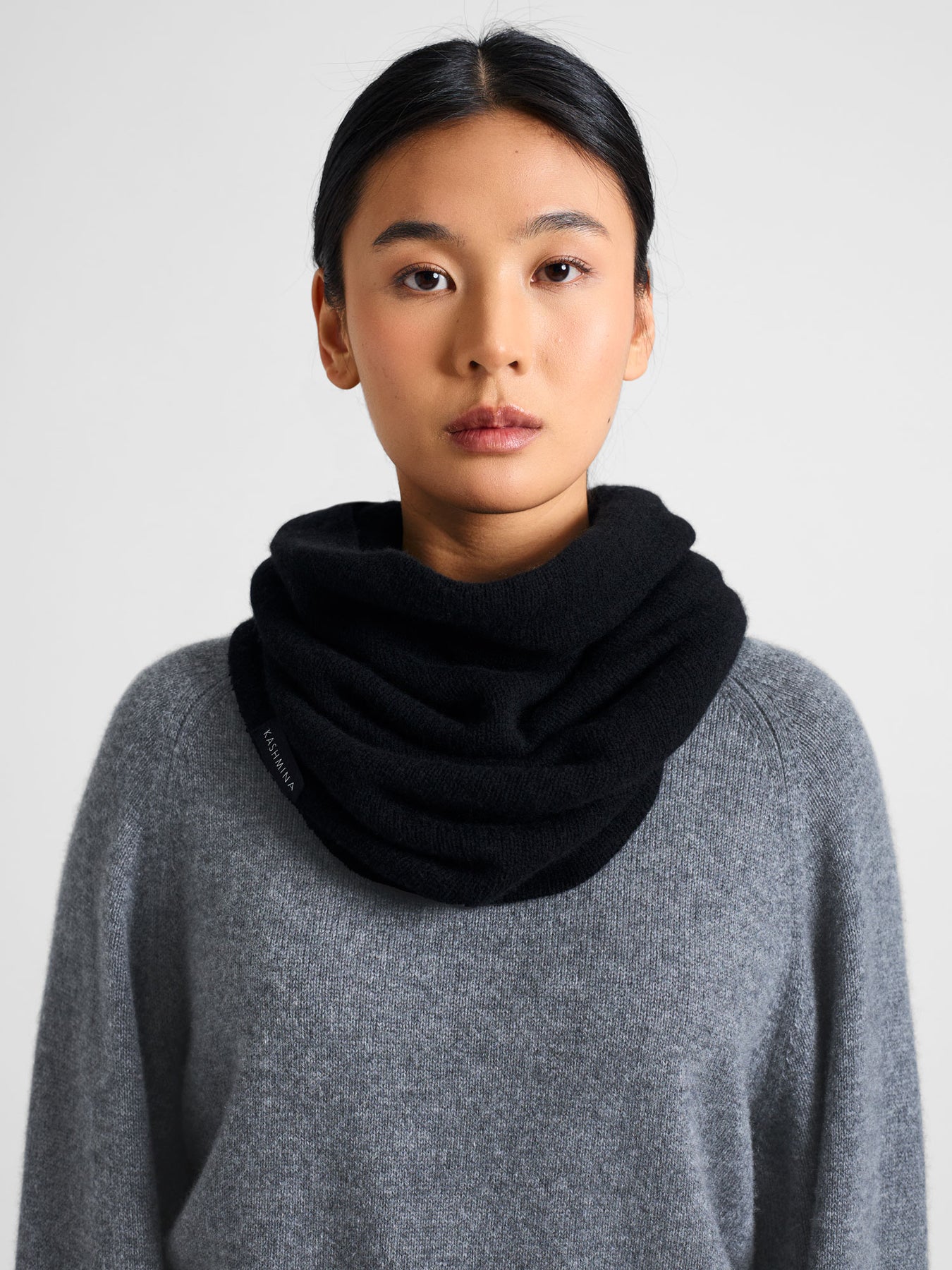 Kashmirsnood "Eida" - Svart