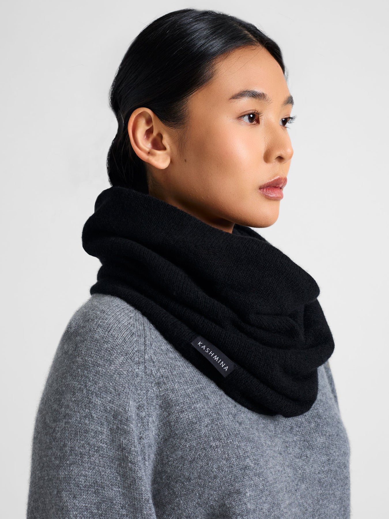 Kashmirsnood "Eida" - Svart