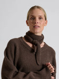 Cashmere Scarf "Alfie" - Mörkbrun