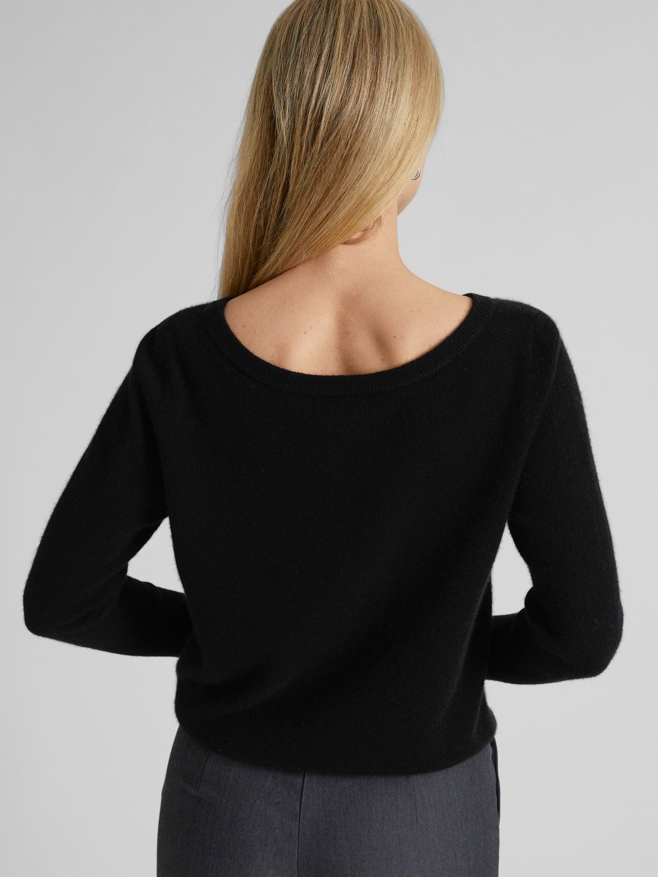 Cashmere tröja "Asta" - Svart