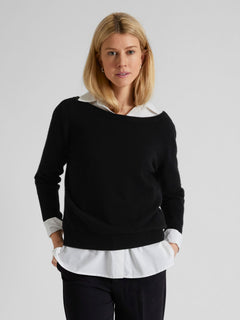 Cashmere Sweater "Asta" - Black