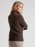 Cashmere Sweater "Hedda" - Dark Brown