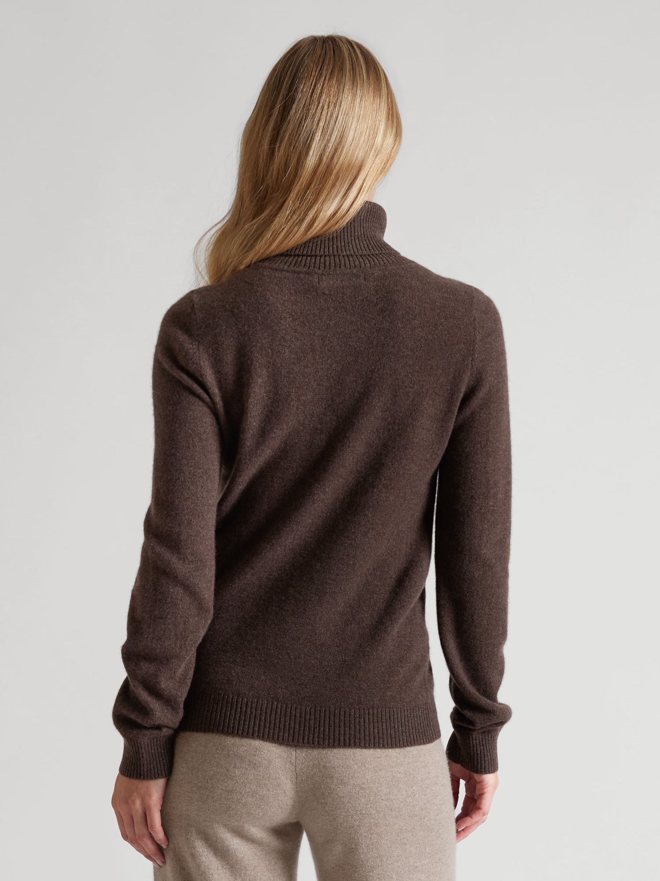 Cashmere Sweater "Hedda" - Dark Brown
