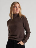Cashmere Sweater "Hedda" - Dark Brown