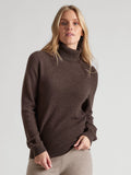 Cashmere Sweater "Hedda" - Dark Brown