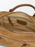 Suede Bree Bag - Almond Brown