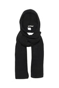 AlphaGZ Wool Hoodscarf - Black