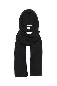 AlphaGZ Wool Hoodscarf - Black