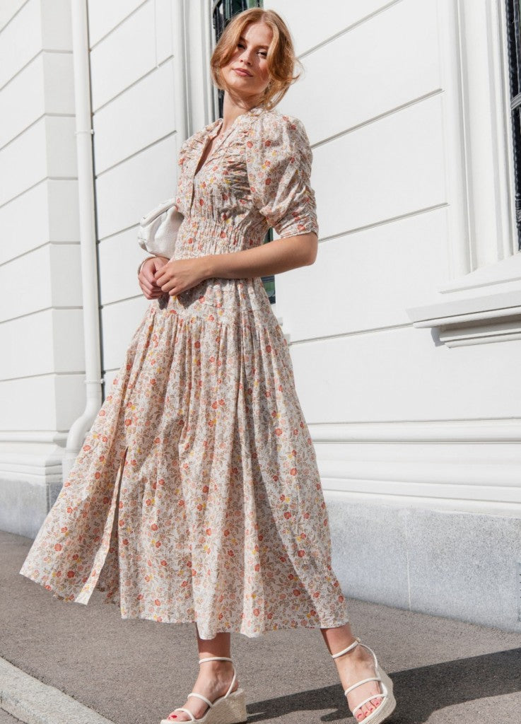 Fabienne Dress - Almond