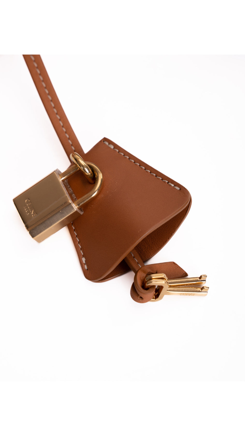 Céline Canvas Tote Bag - Vit