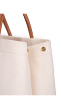 Céline Canvas Tote Bag - Vit