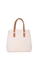 Céline Canvas Tote Bag - Vit