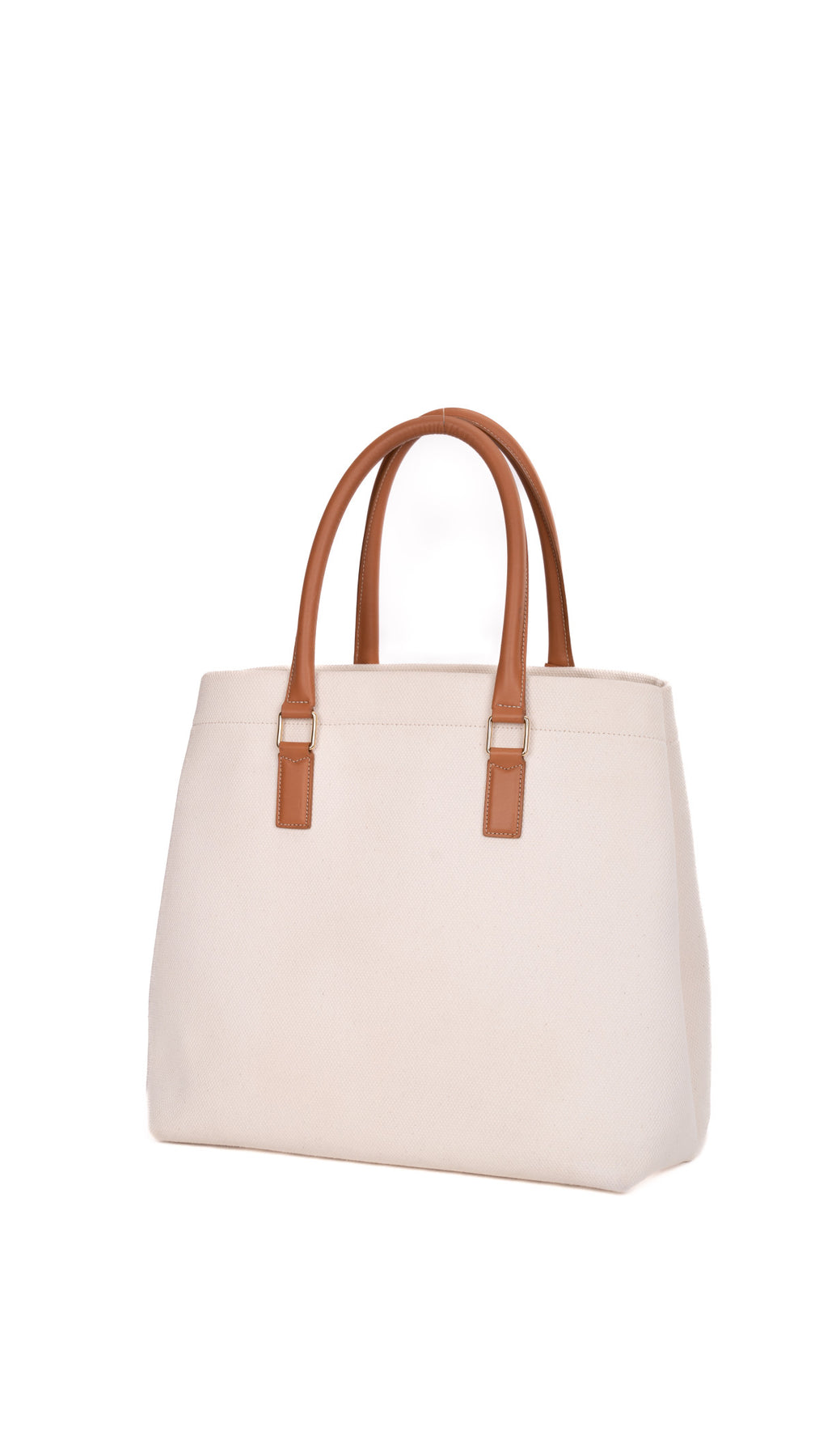 Céline Canvas Tote Bag - Vit