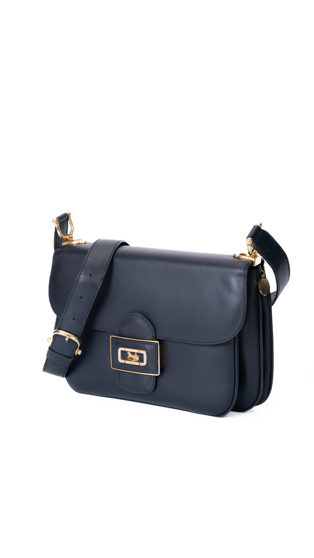 Céline Classic Box Bag - Mörkblå
