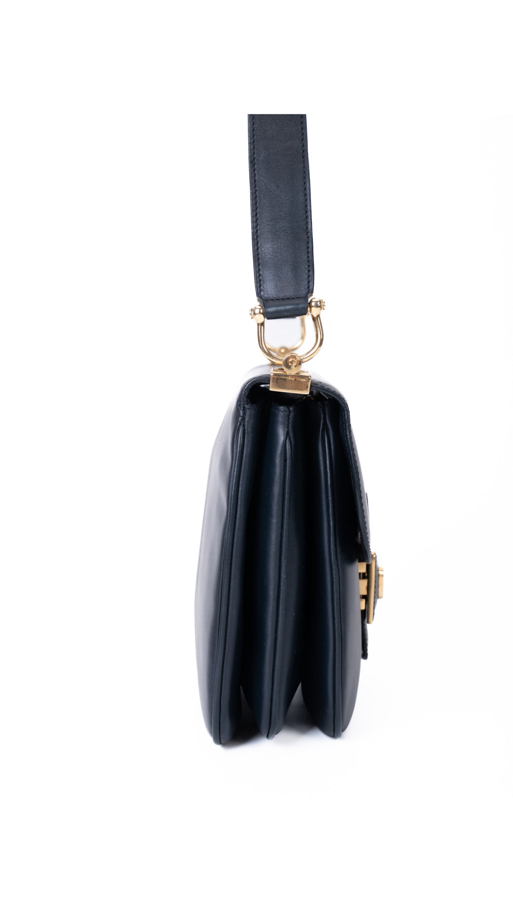 Céline Classic Box Bag - Mörkblå
