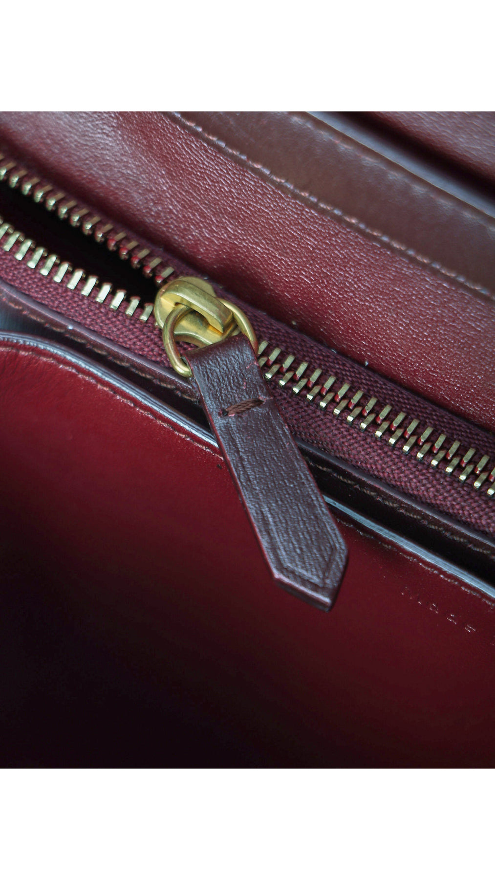 Celine Classic Box Bag - Vinröd