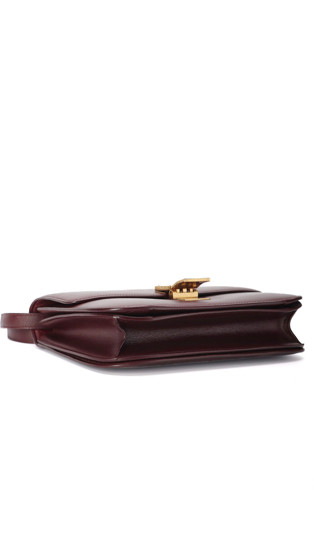 Celine Classic Box Bag - Vinröd