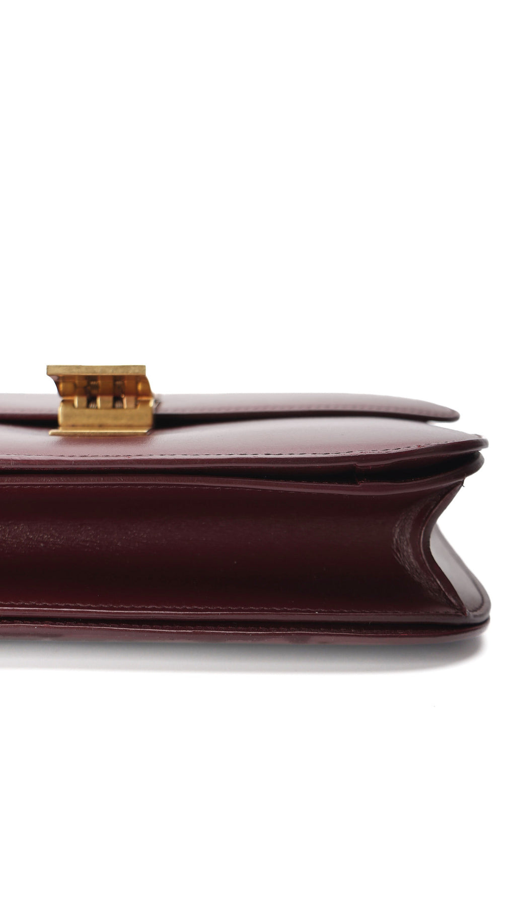 Celine Classic Box Bag - Vinröd
