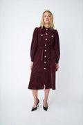 Celine Dress - Cabernet