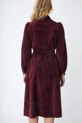Celine Dress - Cabernet