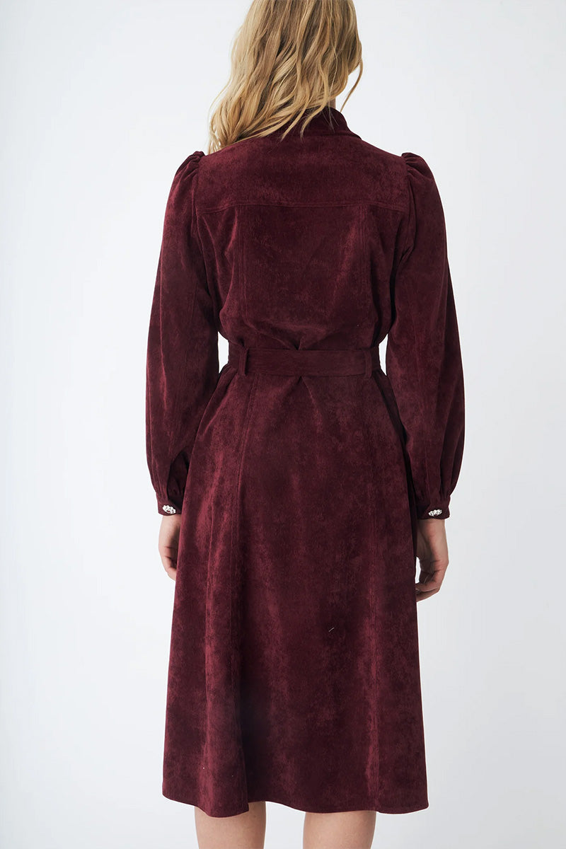 Celine Dress - Cabernet