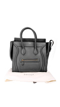 Céline Luggage Mini Tote Bag - Svart