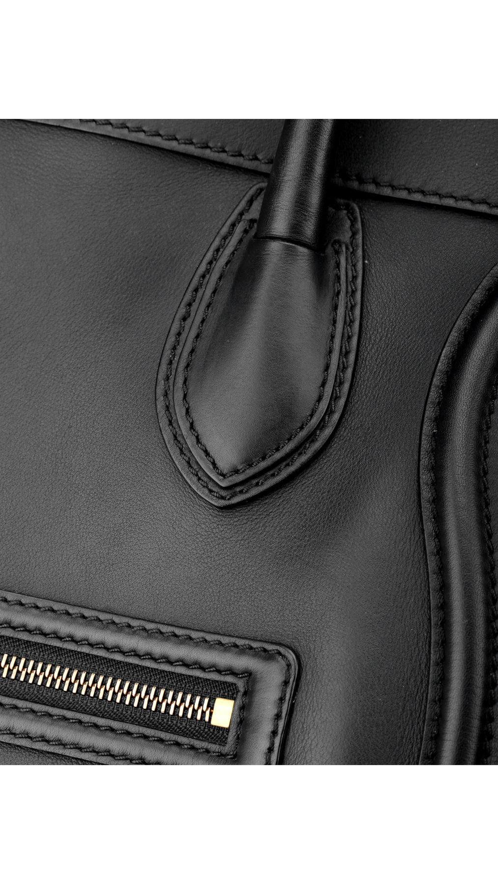 Céline Luggage Mini Tote Bag - Svart