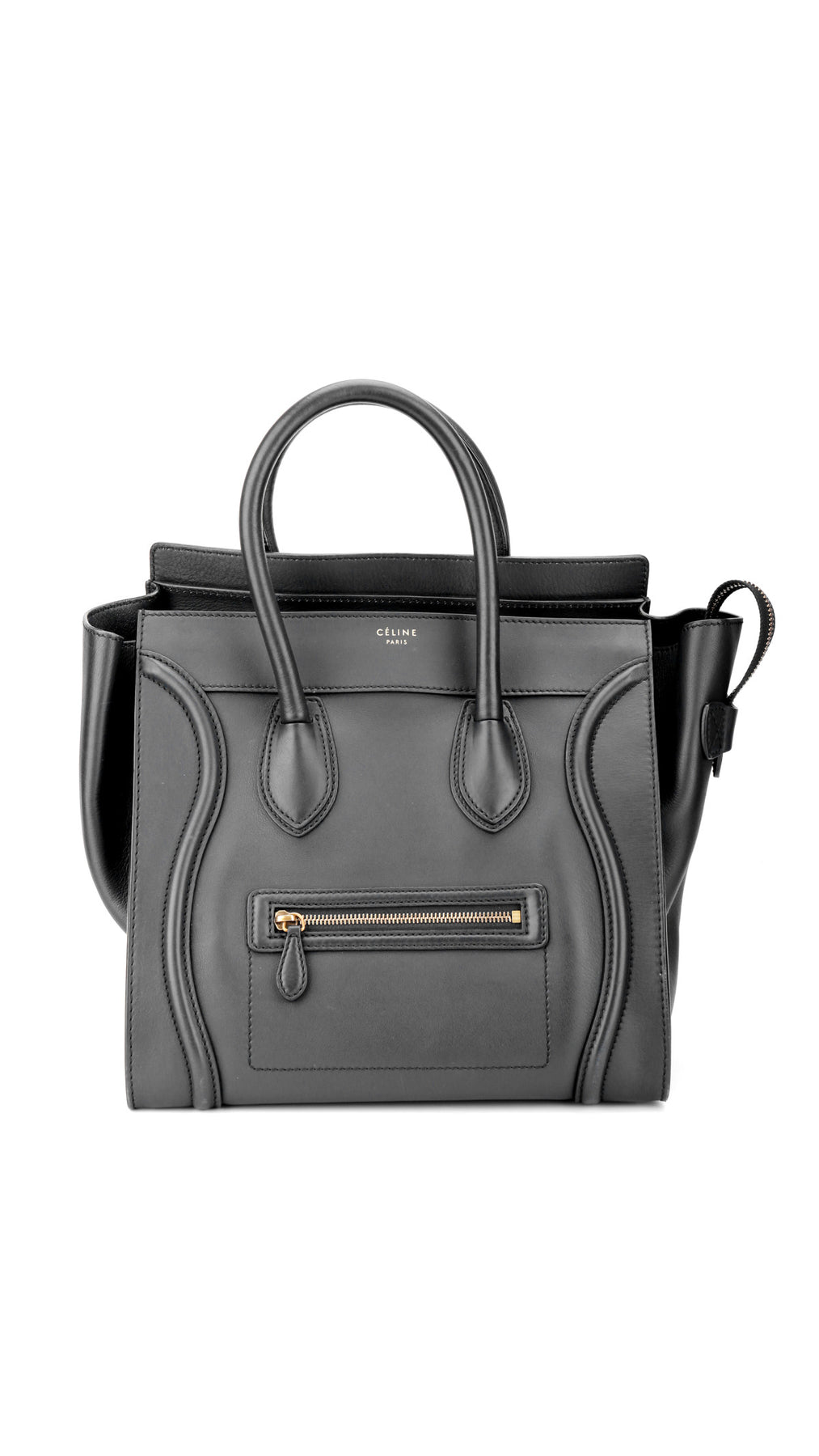 Céline Luggage Mini Tote Bag - Svart