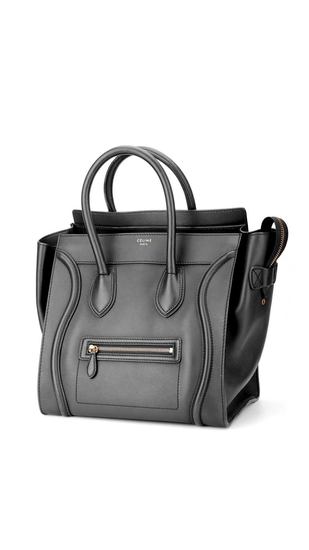 Céline Luggage Mini Tote Bag - Svart