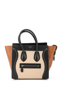 Céline Luggage Micro Tote Bag - Tricolor