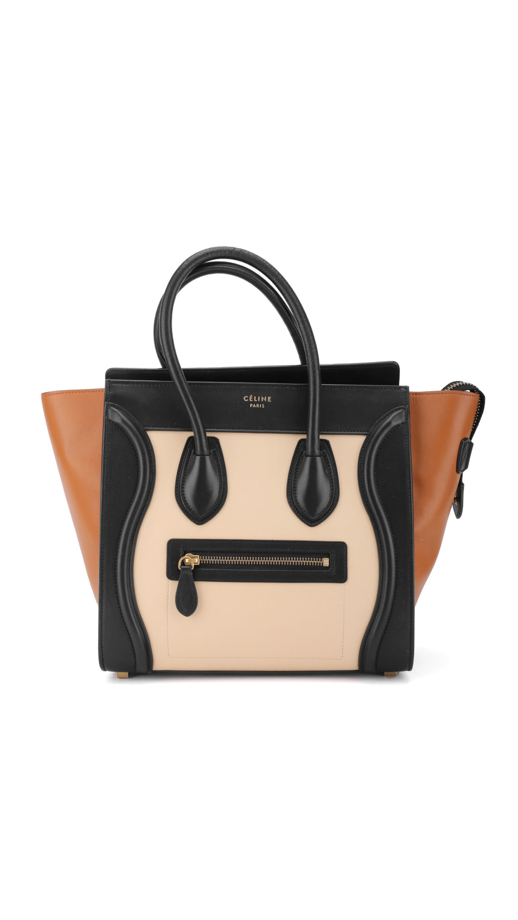 Céline Luggage Micro Tote Bag - Tricolor
