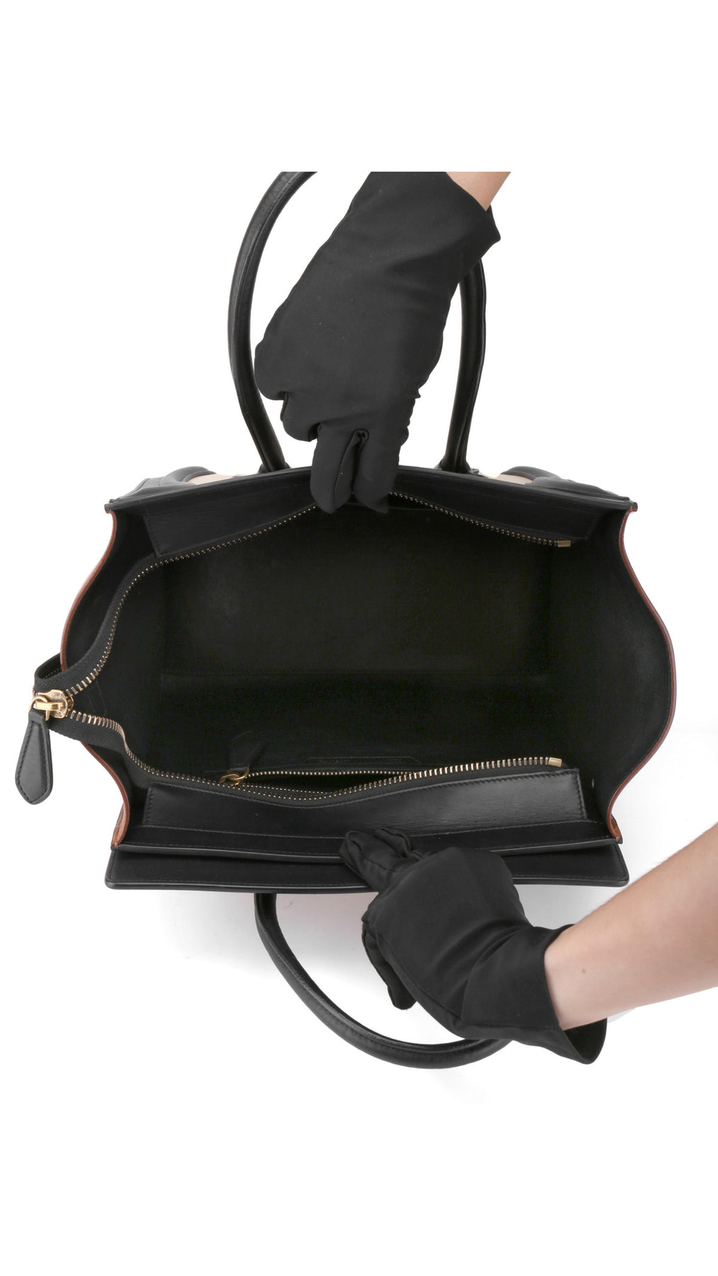 Céline Luggage Micro Tote Bag - Tricolor