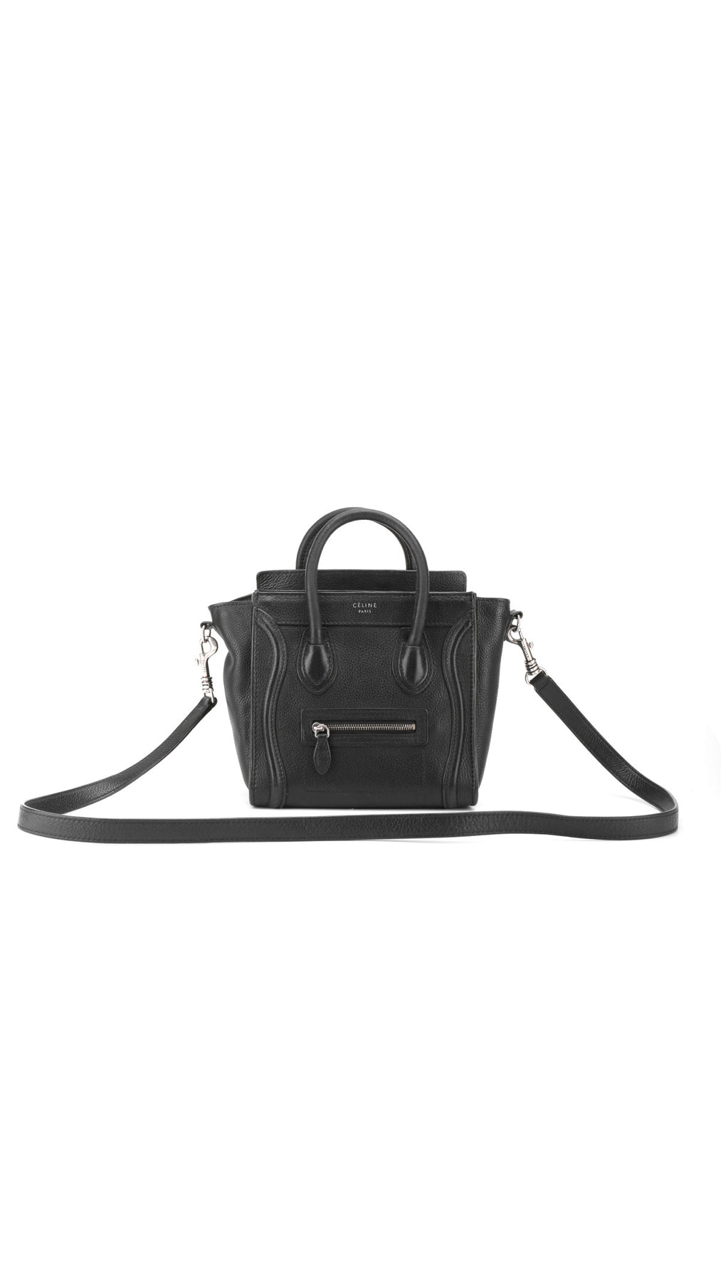 Céline Luggage Nano Tote Bag - Black